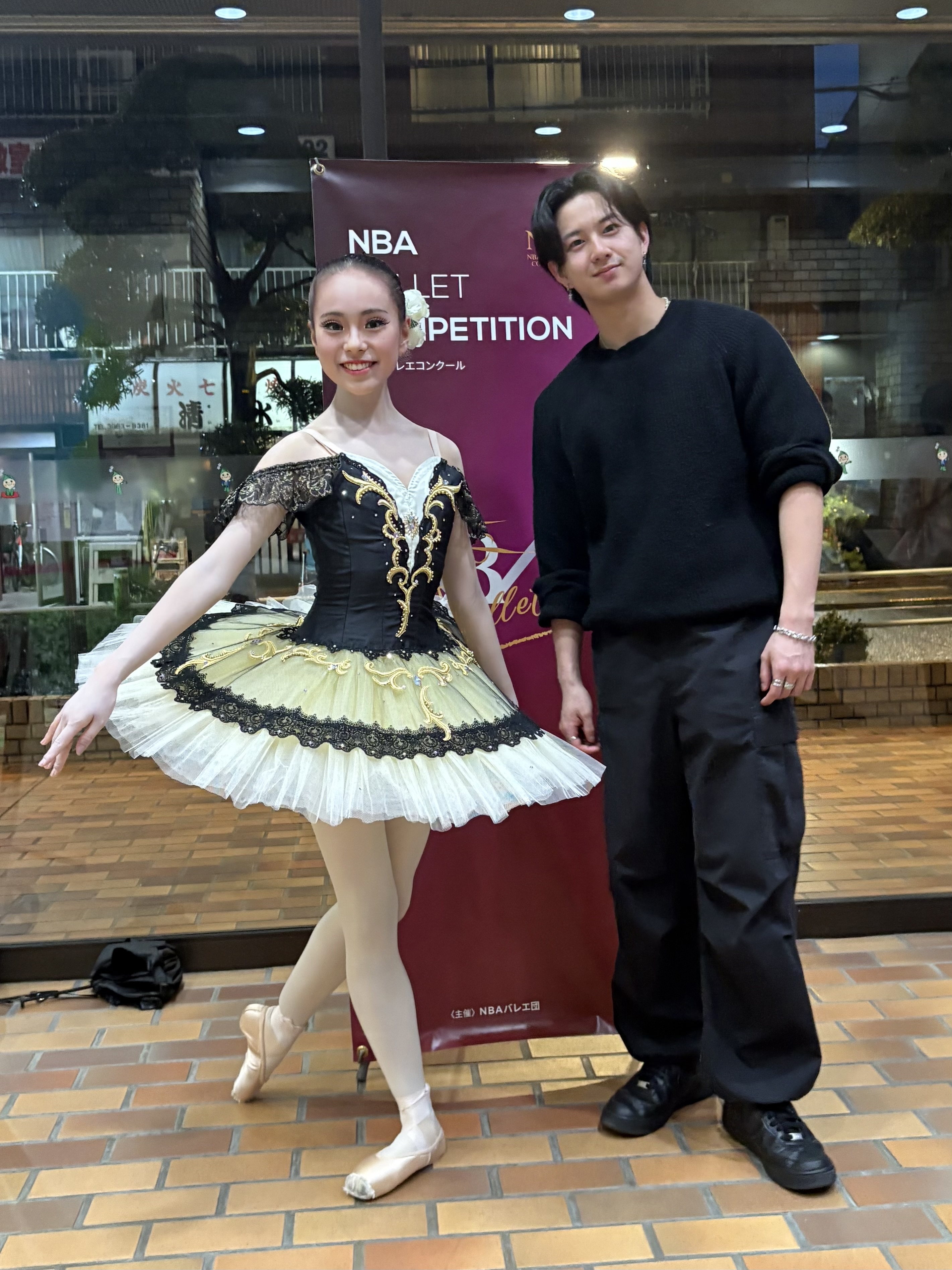 NBA東京　優里菜と智也